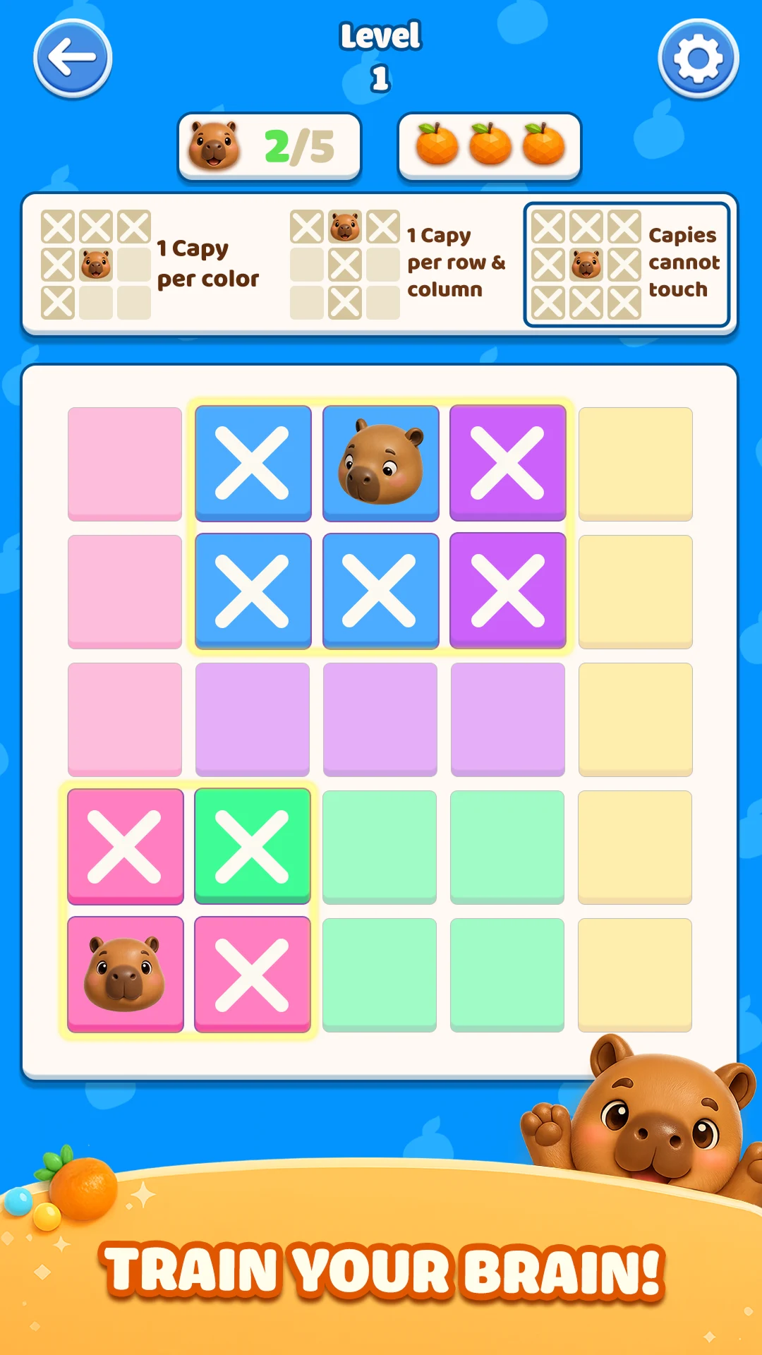 Capydoku:Capybara Brain Puzzle screenshot