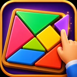 Icône de Tangram Puzzle: Polygram Block